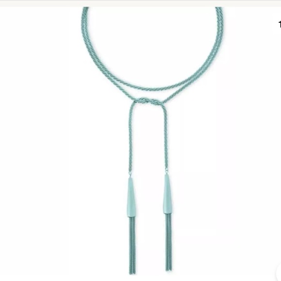 Kendra Scott Jewelry - Kendra Scott Phara Lariat Necklace in Matte Aqua
